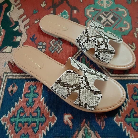 MADDEN GIRL Snakeskin Sandals - Picture 3 of 8